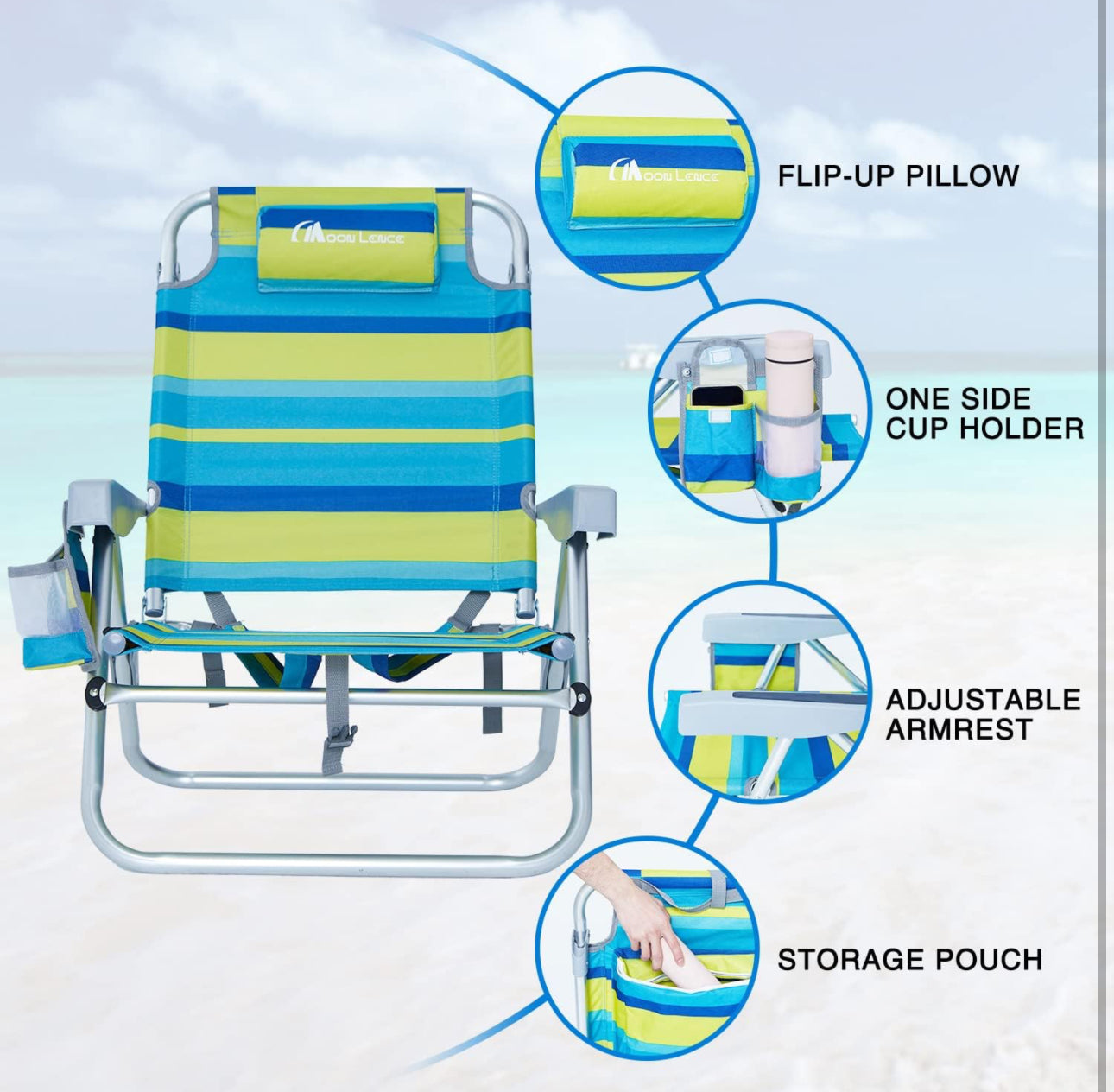 Weekly Rental - 2 Beach Chairs, Cooler, and Umbrella