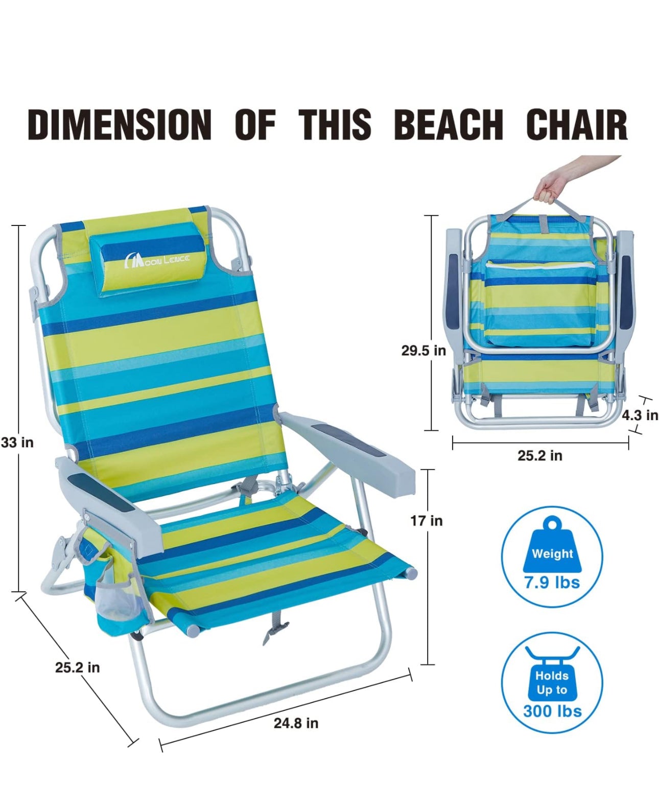 Weekly Rental - 2 Beach Chairs, Cooler, and Umbrella